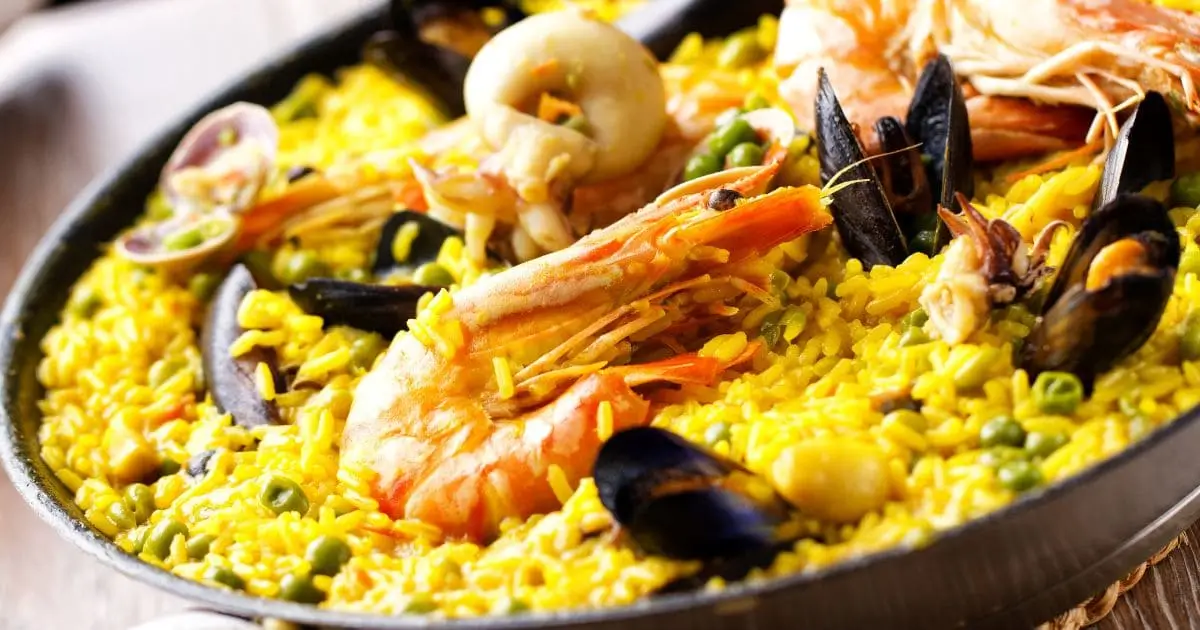 Paella de Frutos do Mar