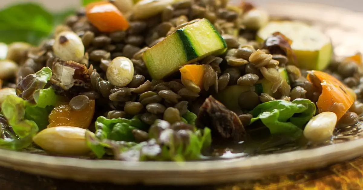 Salada de Lentilha Marroquina