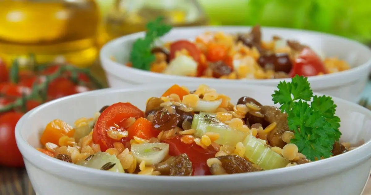 Saladas de Lentilha